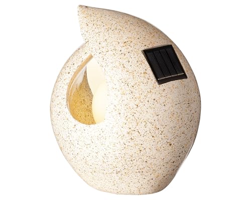 Lumineo LED Solar Tischleuchte 17x13x19cm Keramik gesprenkelt - Solarleuchte für Garten Balkon Terrasse - Gartenleuchte Tischlampe - Außenleuchte Dekolicht - Warmweiß Lumineo LED Solar Tischleuchte 17x13x19cm Keramik gesprenkelt - Solarleuchte für Garten Balkon Terrasse - Gartenleuchte Tischlampe - Außenleuchte Dekolicht - Warmweiß von Lumineo