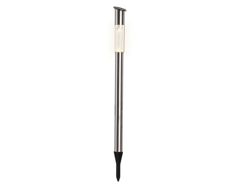 Lumineo LED Solarleuchte, LED Solar Außenleuchte 57cm Edelstahl Warmweiß von Lumineo