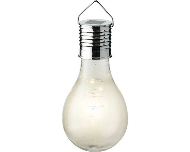 Lumineo LED Solarleuchte Lampe Gartenlampe Hängelampe Solarlampe Solarlicht, warm weiß von Lumineo