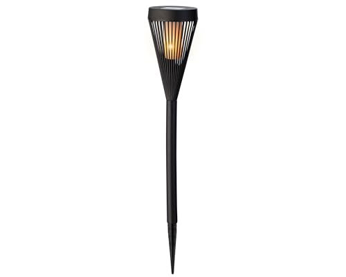 Lumineo Solar Gartenbeleuchtung Fackel Flammeneffekt 45cm Kunststoff - LED Gartenfackel Outdoor Solarleuchte für Garten - Stabbeleuchtung Außenleuchte Gartenleuchte - Solarlampen für Außen - Warmweiß Lumineo Solar Gartenbeleuchtung Fackel Flammeneffekt 45cm Kunststoff - LED Gartenfackel Outdoor Solarleuchte für Garten - Stabbeleuchtung Außenleuchte Gartenleuchte - Solarlampen für Außen - Warmweiß von Lumineo