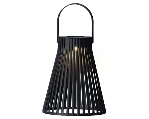 Lumineo Solar Gartenleuchte Laterne 14x18cm Kunststoff - LED Solarleuchte für Garten Balkon - Hängeleuchte Außenleuchte - Solarlampen für Außen hängend als Gartendeko Balkondeko - Schwarz Warmweiß Lumineo Solar Gartenleuchte Laterne 14x18cm Kunststoff - LED Solarleuchte für Garten Balkon - Hängeleuchte Außenleuchte - Solarlampen für Außen hängend als Gartendeko Balkondeko - Schwarz Warmweiß von Lumineo