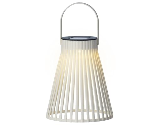 Lumineo Solar Gartenleuchte Laterne 14x18cm Kunststoff - LED Solarleuchte für Garten Balkon - Hängeleuchte Außenleuchte - Solarlampen für Außen hängend als Gartendeko Balkondeko - Warmweiß von Lumineo