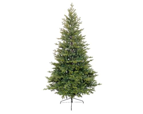 Lumineo Weihnachtsbaum, Grau/Weiß, Durchmesser 162,00 - H 270,00 cm von Lumineo