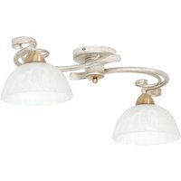 Deckenlampe Weiß Shabby Landhaus Glas Metall E27 Deckenlampe Weiß Shabby Landhaus Glas Metall E27 von Luminex