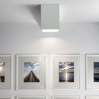 Deckenspot GU10 Weiß Metall eckig 11,5 cm breit DOWNLIGHT von Luminex