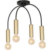 Deckenlampe Schwarz Messing 4 flammig für E27 Deckenlampe Schwarz Messing 4 flammig für E27 von Luminex