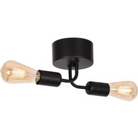 Deckenlampe Schwarz Metall Wohnzimmer Retro Deckenlampe Schwarz Metall Wohnzimmer Retro von Luminex