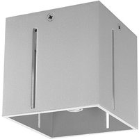 Deckenleuchte Grau quadratisch Würfel B:10cm G9 von Sollux
