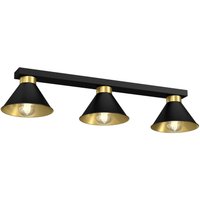 Deckenleuchte Metall 3-flammig 70 cm lang Loft E27 von Luminex