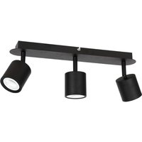 Deckenstrahler 3 flammig Schwarz Metall Modern von Luminex