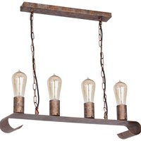 Hängelampe Esstisch in Rost Braun Vintage Design Hängelampe Esstisch in Rost Braun Vintage Design von Luminex