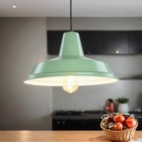 Hängeleuchte Metall rund Ø36cm Grün Küche Esstisch Hängeleuchte Metall rund Ø36cm Grün Küche Esstisch von Luminex