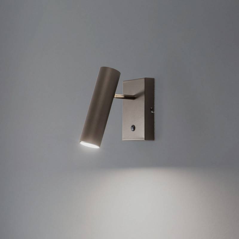 Luminex Axion Wandleuchte Wandlampe Led Titan Stahl 1 Flammig Dimmbar Gu10 B-Ware von Luminex