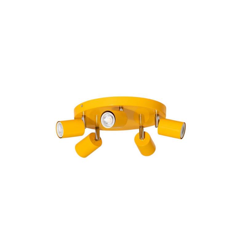 Luminex Fun Deckenstrahler Lampe Deckenleuchte Gelb Gu10 Verstellbar 30cm B-Ware von Luminex