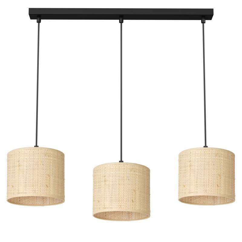 B-Ware Luminex Rattan Deckenleuchte Hängeleuchte Lampe Leuchte Esszimmer Natur von Luminex