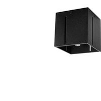 Schwarze Deckenleuchte Metall klein G9 Modern FUFIA von Sollux
