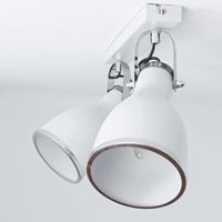 Spotstrahler BJORN GREY in Grau 2-flmg Spotstrahler BJORN GREY in Grau 2-flmg von Luminex