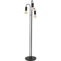 Stehlampe Wohnzimmer Schwarz Metall 163 cm AILSA von Luminex