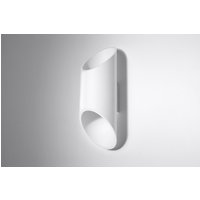 Wandlampe Up & Down Spot Weiß H:30cm Ø10cm NIXON von Sollux