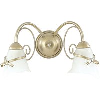 Wandleuchte KOKARDA in Gold 2-flmg Wandleuchte KOKARDA in Gold 2-flmg von Luminex