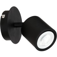 Wandspot Schwarz Metall GU10 klein 10 cm Modern Wandspot Schwarz Metall GU10 klein 10 cm Modern von Luminex