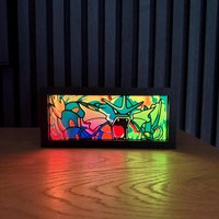 Garados - Led 3D Nachtlicht Lampe | Farbwechsel Usb + Fernbedienung App | Fan Art von LuminoLab