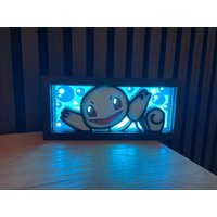 Schiggy - Led 3D Nachtlicht Lampe | Farbwechsel Usb + Fernbedienung App | Fan Art von LuminoLab