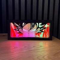 Son Goku - Led 3D Nachtlicht Lampe | Farbwechsel Usb + Fernbedienung App | Fan Art von LuminoLab