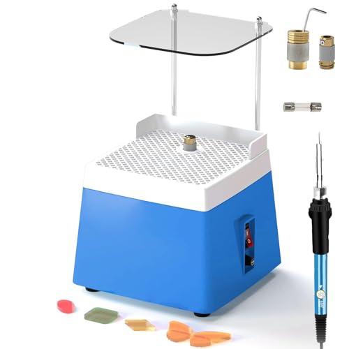 Buntglasschleifer, Mini-Glasschleiferwerkzeug mit 2,5 cm & 5/8 Zoll Diamantschleif-Bit und Schallwand, Keramik-Mosaik-Glas-Schleif-Starter-Kit für DIY Handwerk Buntglasschleifer, Mini-Glasschleiferwerkzeug mit 2,5 cm & 5/8 Zoll Diamantschleif-Bit und Schallwand, Keramik-Mosaik-Glas-Schleif-Starter-Kit für DIY Handwerk von Lumirio