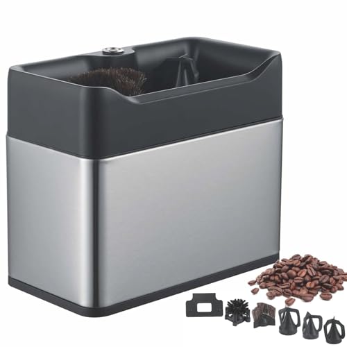 Elektrischer Espresso-Siebträger-Reiniger, 3 l, automatische Kaffeemaschine, Entsorgungsreinigungsmaschine, kommerzieller 51/58 mm Kaffee-Siebträger-Reiniger mit 3 Schabern und 2 Bürstenköpfen Elektrischer Espresso-Siebträger-Reiniger, 3 l, automatische Kaffeemaschine, Entsorgungsreinigungsmaschine, kommerzieller 51/58 mm Kaffee-Siebträger-Reiniger mit 3 Schabern und 2 Bürstenköpfen von Lumirio