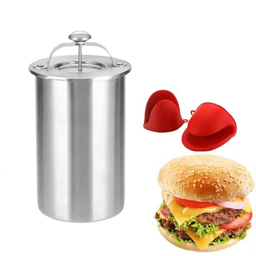 Lumirio Schinkenpresse aus Edelstahl, Fleischpresse, Form für Delikatfleisch, Schinkenpresse, Kocher mit Thermometer, Verbrühungsschutz Lumirio Schinkenpresse aus Edelstahl, Fleischpresse, Form für Delikatfleisch, Schinkenpresse, Kocher mit Thermometer, Verbrühungsschutz von Lumirio