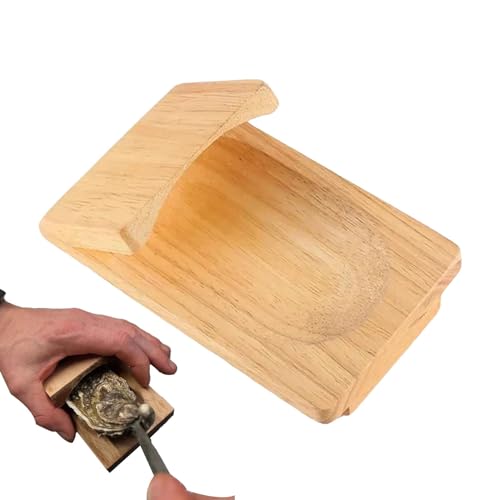 Austernschäler – Austernschälklammer | Schalentier Shucker Austernklammer | Austernmesser-Schälset | Ergonomisches Handschutz-Austernschälwerkzeug, tragbare Meeresfrüchte-Werkzeuge für Partys, Camping von Lumiscent