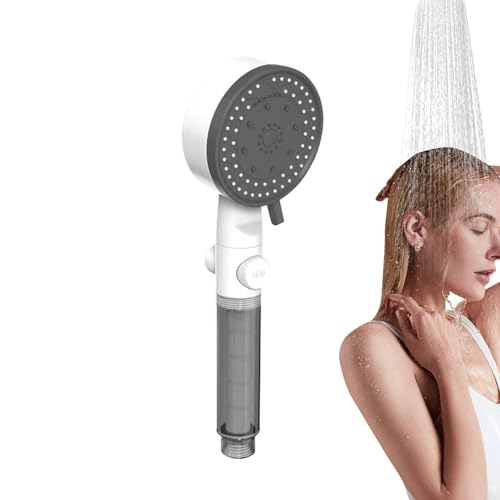 Duschkopf mit Filter | Abnehmbarer 10- Duschkopf für Badezimmer | Badezimmer Duschzubehör Zubehör für Kinder Familie Männer Frauen Duschkopf mit Filter | Abnehmbarer 10- Duschkopf für Badezimmer | Badezimmer Duschzubehör Zubehör für Kinder Familie Männer Frauen von Lumiscent