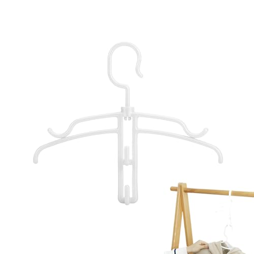 Rutschfeste Kleiderbügel – breite Schulterbügel | Kleiderbügel trocknen mit 2 Haken Hoodie | Platzsparende Kleiderbügel für Anzüge | Kleiderbügel, Kleiderständer für Sweatshirt-Jacken, Kapuzenkleider von Lumiscent
