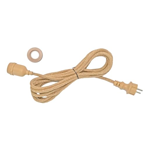Lumisky ENNA CORD Seilkabel E27 Fassung 5 Meter für Außen passend zu unseren Lampenschirmen von Lumisky