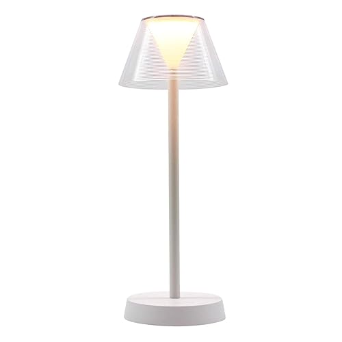 Kabellose dimmbare LED-Tischlampe H34CM BEVERLY WHITE von Lumisky