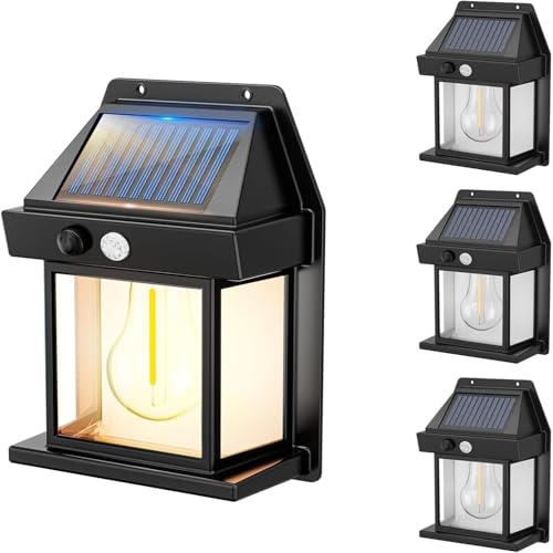 Lumisky 4 Stück Solar-Wandleuchten, LED, Warmweiß, 4 x Sunflare Leuchtmittel, Höhe 17 cm Lumisky 4 Stück Solar-Wandleuchten, LED, Warmweiß, 4 x Sunflare Leuchtmittel, Höhe 17 cm von Lumisky