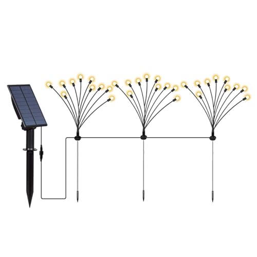 Lumisky 3 Stück Solarfackeln 30 Kugeln mit Solarpanel LED warmweiß LYRA FAMILY X3 H 70 cm Lumisky 3 Stück Solarfackeln 30 Kugeln mit Solarpanel LED warmweiß LYRA FAMILY X3 H 70 cm von Lumisky