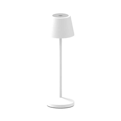 Lumisky EMILY Tischleuchte, kabellos, LED, warmweiß, dimmbar, Höhe 20 cm, Weiß von Lumisky