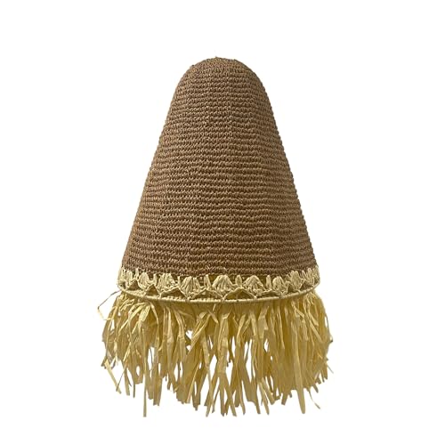 Lumisky Natürlicher Lampenschirm Paloma für den Innenbereich, aus Gras, Marineblau, Boho-Stil, Höhe 45 cm, für elektrische Fassung E27 Lumisky Natürlicher Lampenschirm Paloma für den Innenbereich, aus Gras, Marineblau, Boho-Stil, Höhe 45 cm, für elektrische Fassung E27 von Lumisky