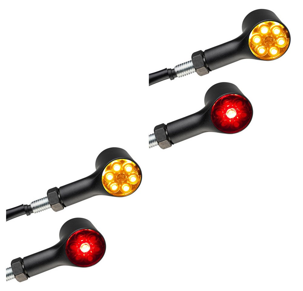 Lumitecs Blinker 2x 3 in 1 LED Blinker Motorrad mit E-Prüfzeichen Brems- und Rücklicht Lumitecs Blinker 2x 3 in 1 LED Blinker Motorrad mit E-Prüfzeichen Brems- und Rücklicht von Lumitecs