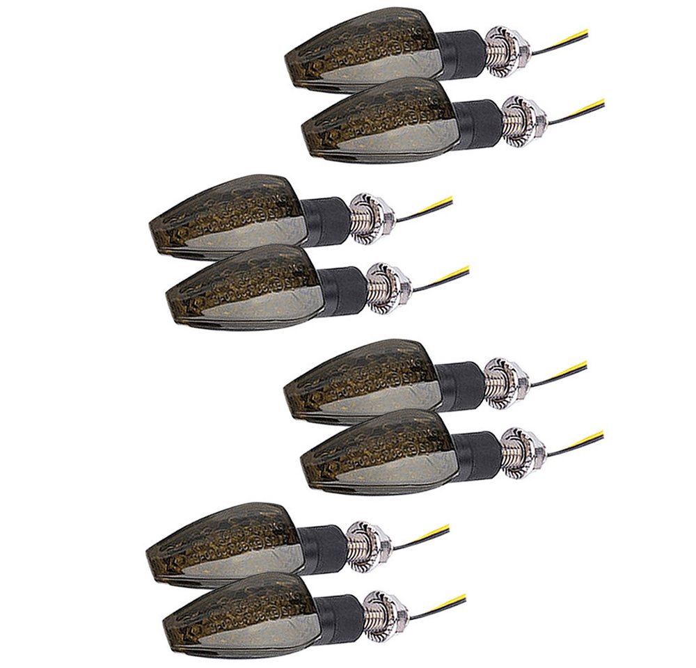 Lumitecs Blinker 4er-Set LED Blinker Motorrad RP12 E-Prüfzeichen 2 Stück getönt sw Lumitecs Blinker 4er-Set LED Blinker Motorrad RP12 E-Prüfzeichen 2 Stück getönt sw von Lumitecs