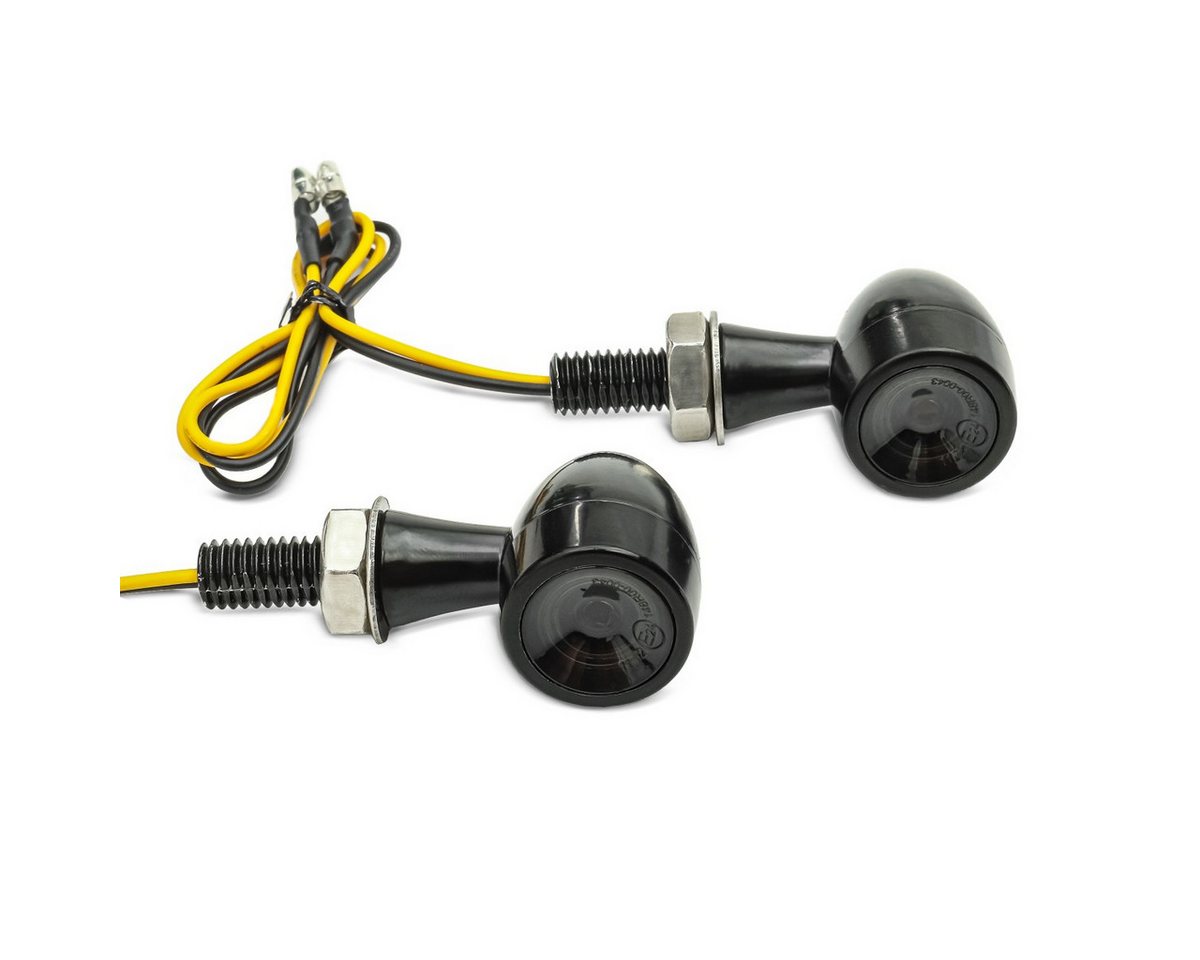 Lumitecs Blinker LED Blinker Motorrad # BL18 mit E-Prüfzeichen getönt von Lumitecs