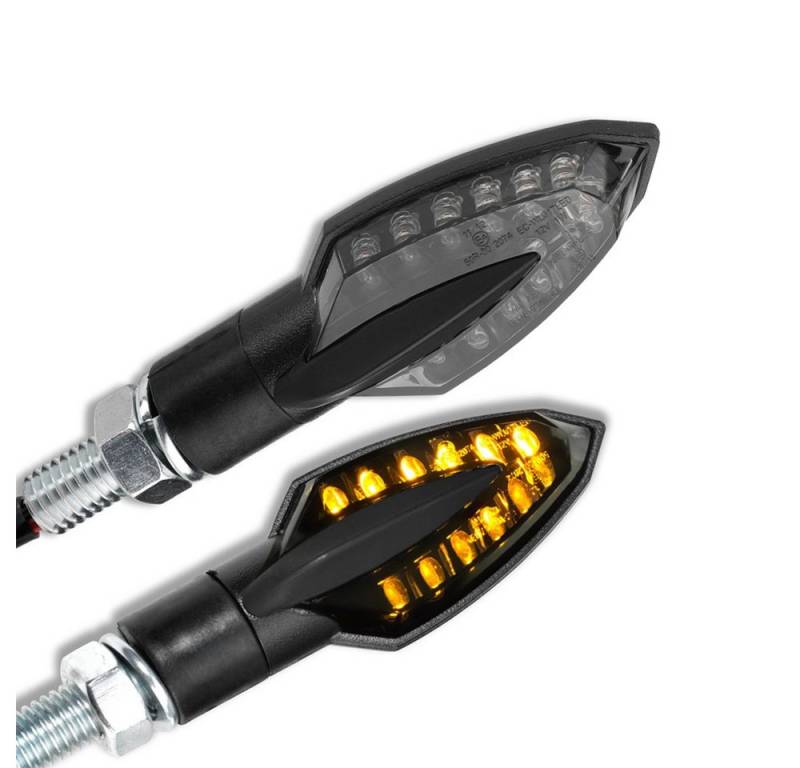 Lumitecs Blinker LED Blinker für Yamaha R7 / Tenere 700 E-Prüfzeichen TX9 schwarz getön von Lumitecs