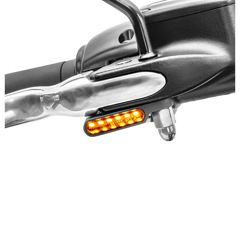 Lumitecs Blinker LED Lenkerblinker Universal für Lenker mit E-Prüfzeichen getönt von Lumitecs