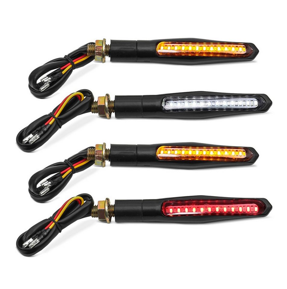 Lumitecs Blinker Lauflicht Blinker LED Motorrad Set E-Prüfzeichen Brems- und Tagfahrlic Lumitecs Blinker Lauflicht Blinker LED Motorrad Set E-Prüfzeichen Brems- und Tagfahrlic von Lumitecs