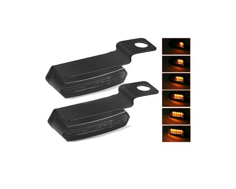 Lumitecs Blinker Lenkerblinker Motorrad / Lauflicht Blinker LED TS4 E-Prüfzeichen getön von Lumitecs