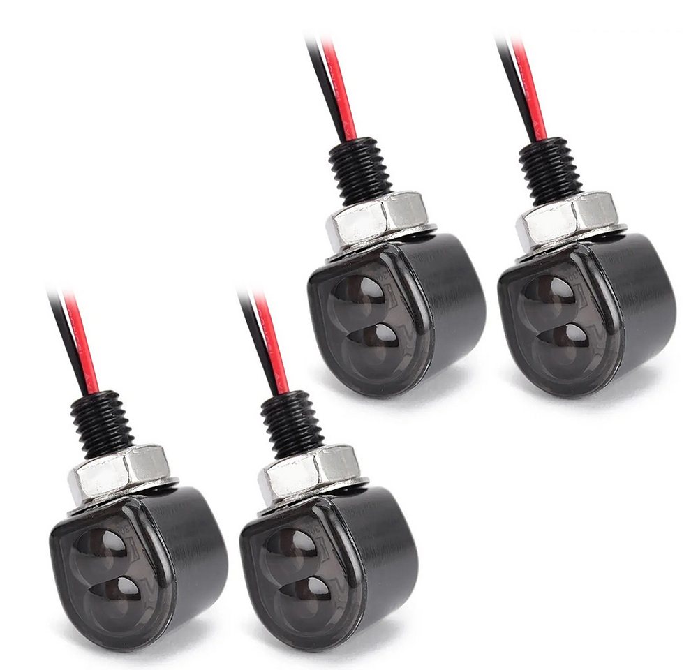 Lumitecs Blinker Set 2x LED Mini Blinker Motorrad FR12 ECE 2 Stück schwarz getönt Lumitecs Blinker Set 2x LED Mini Blinker Motorrad FR12 ECE 2 Stück schwarz getönt von Lumitecs