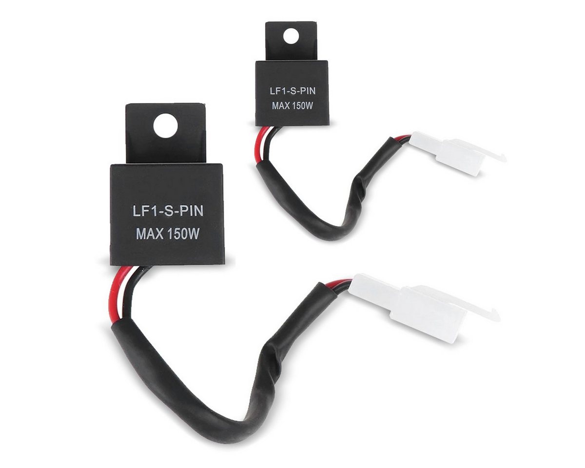 Lumitecs Halter 2x 12V Motorrad Blinker Relais 2 PIN # Blinkergeber LED Lastunabhängig von Lumitecs