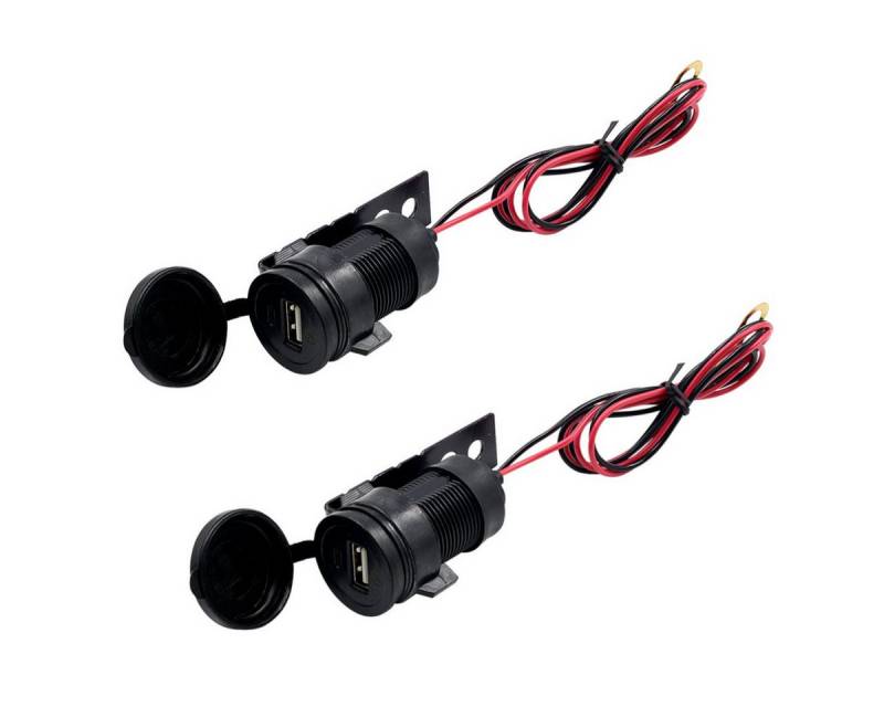 Lumitecs Halter 2x 12V Motorrad USB Steckdose # US26 Spar-Set von Lumitecs